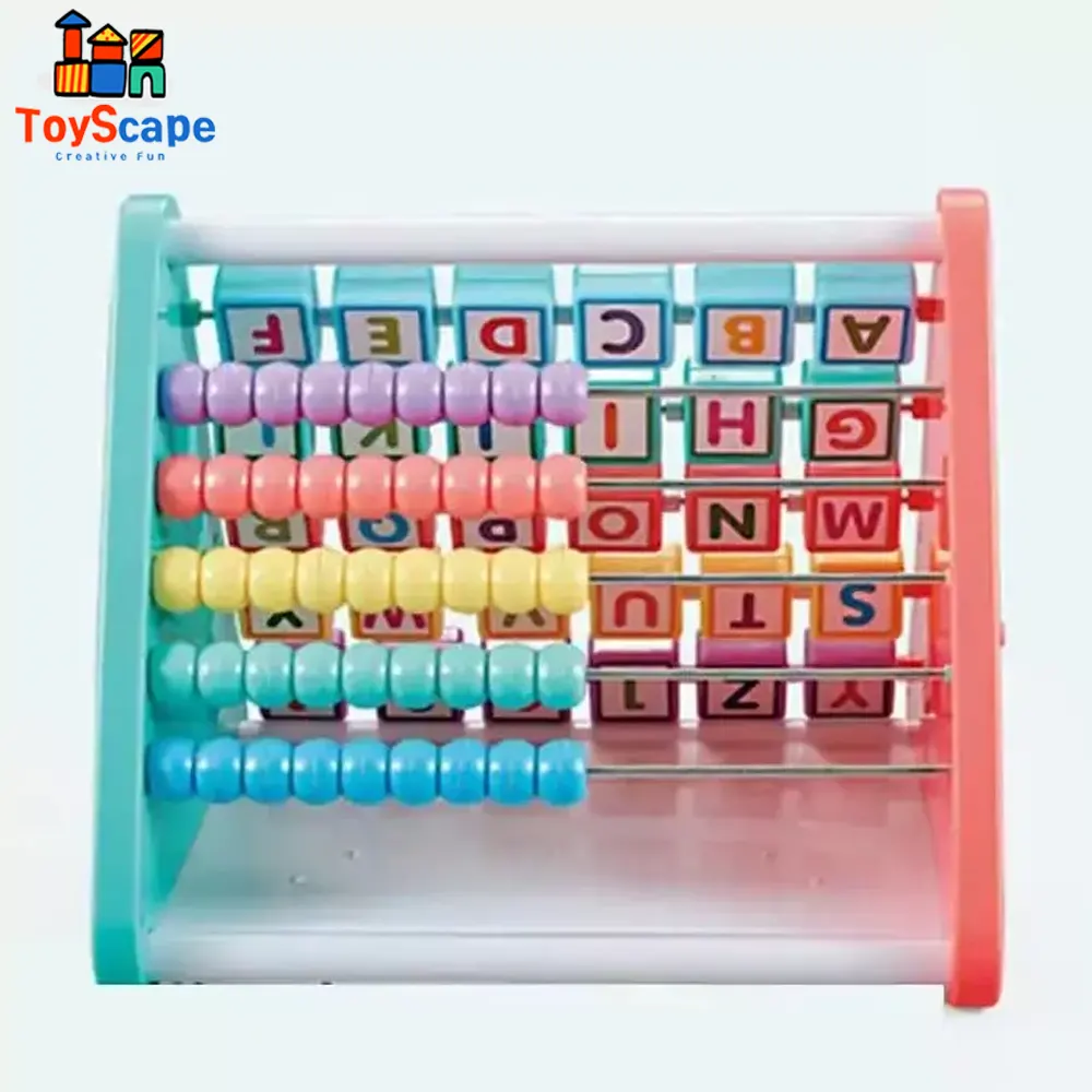 5-in-1 Multifunction Learning Activity Shelf for Kids - Image 5