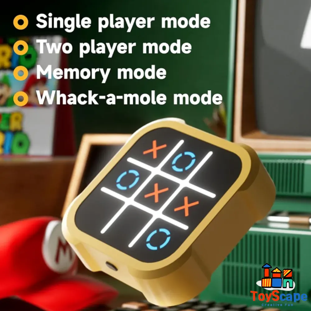 Tic Tac Toe Bolt Game | 3-in-1 Portable Travel Handheld Puzzle Game - Image 9