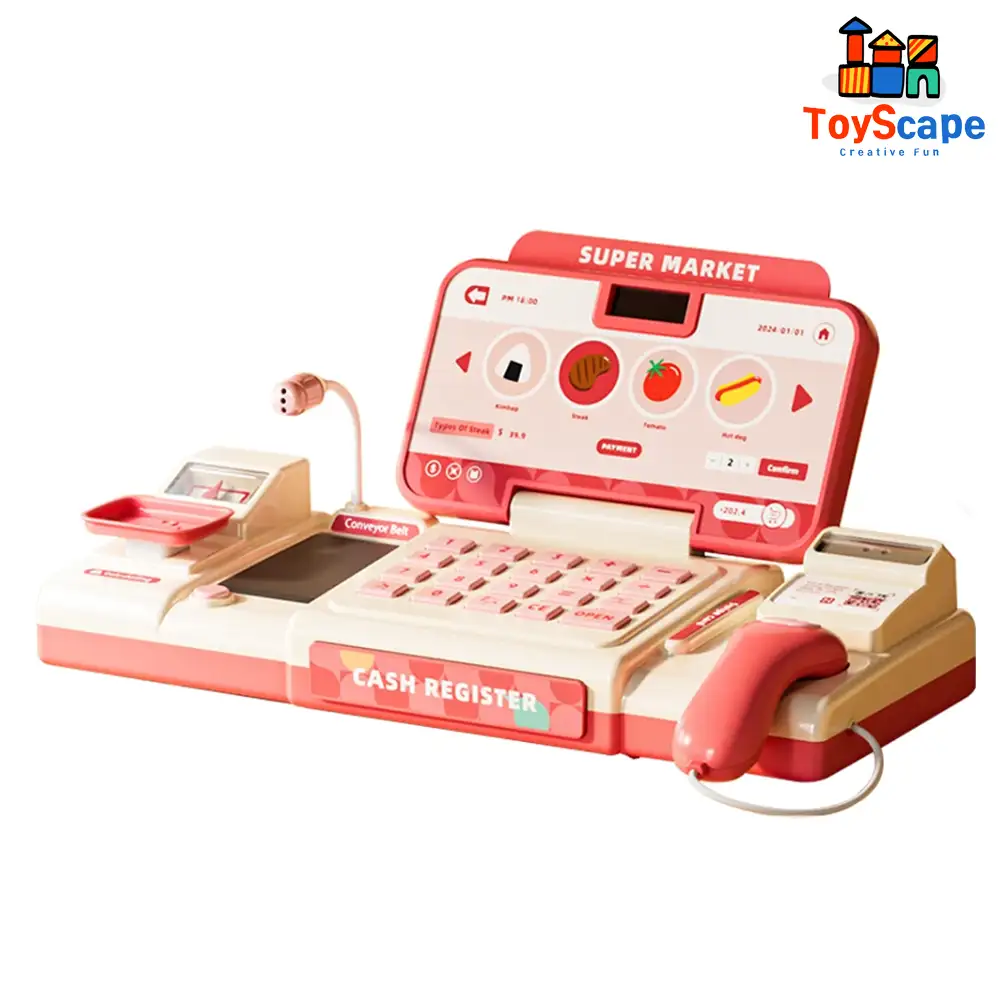 Fun Shopping Supermarket Cash Register Playset - Image 3