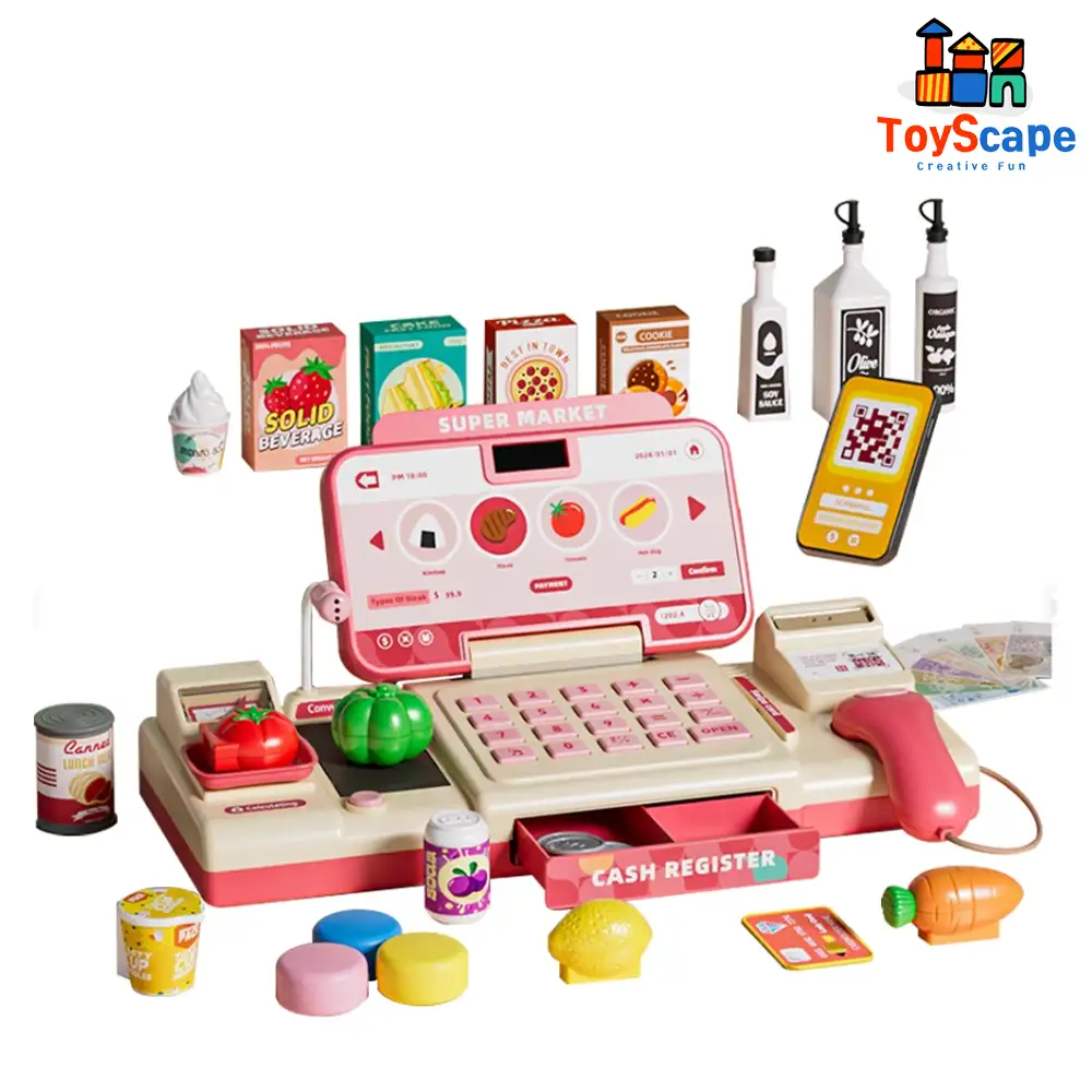 Fun Shopping Supermarket Cash Register Playset