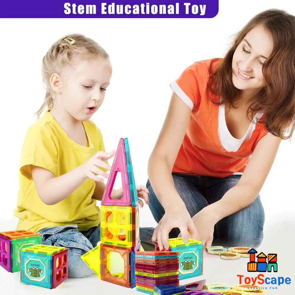 Magnetic Building Tiles – 32 Pieces - Image 5