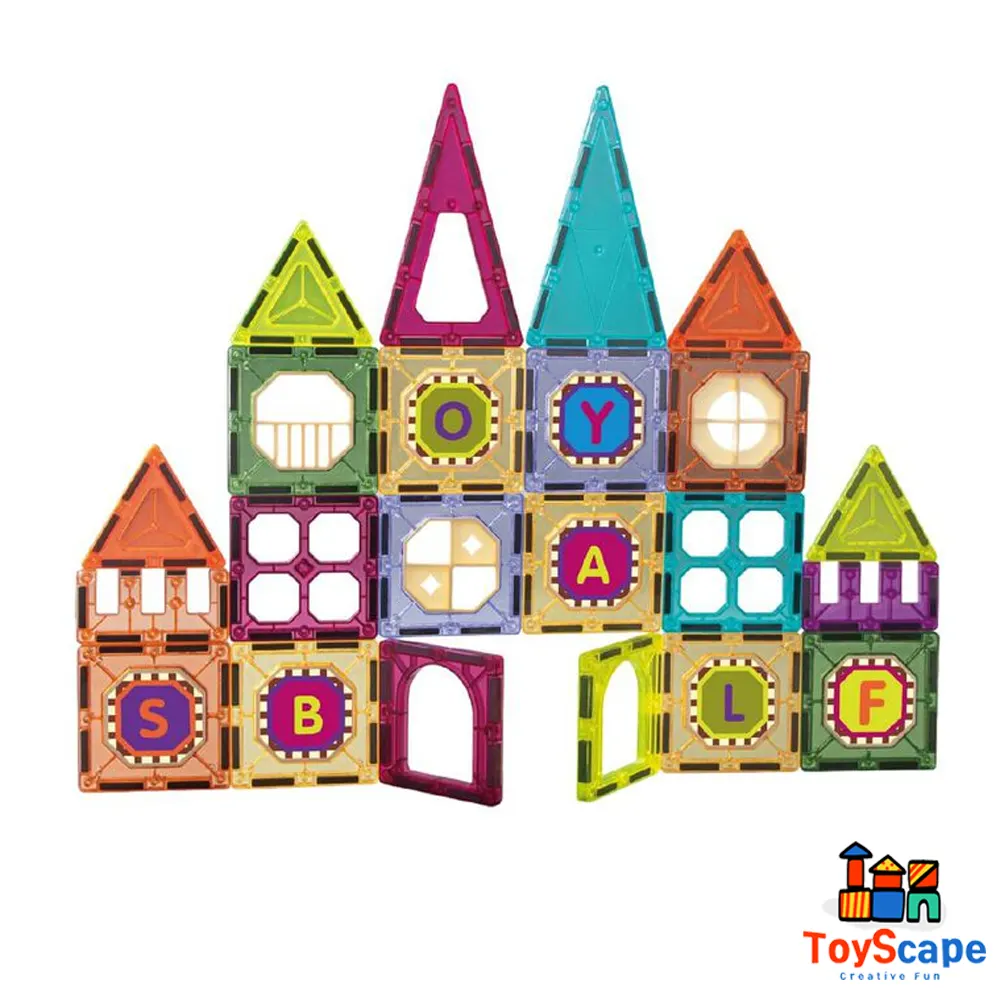Magnetic Building Tiles – 32 Pieces - Image 4