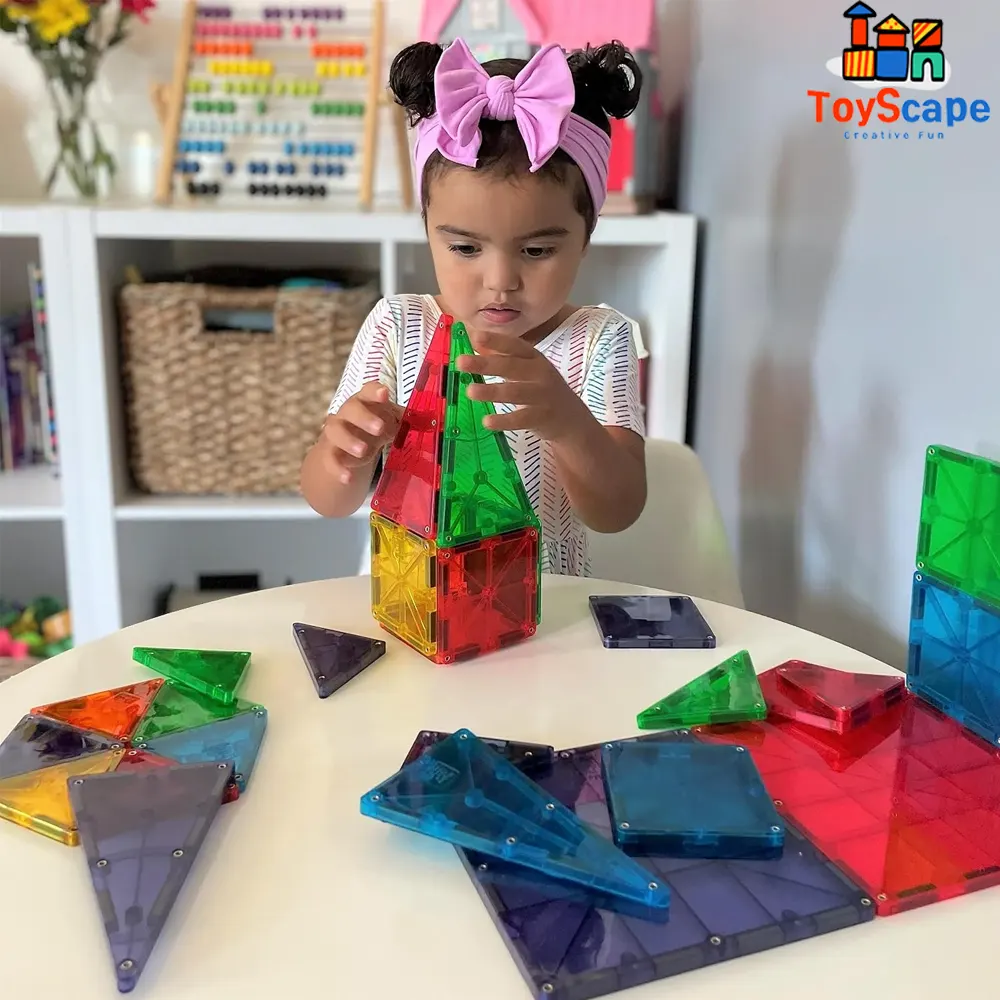 Magnetic Building Tiles – 32 Pieces - Image 2