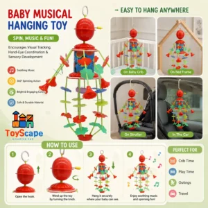 Musical Nursery Merry-Go-Round Hanging Toy