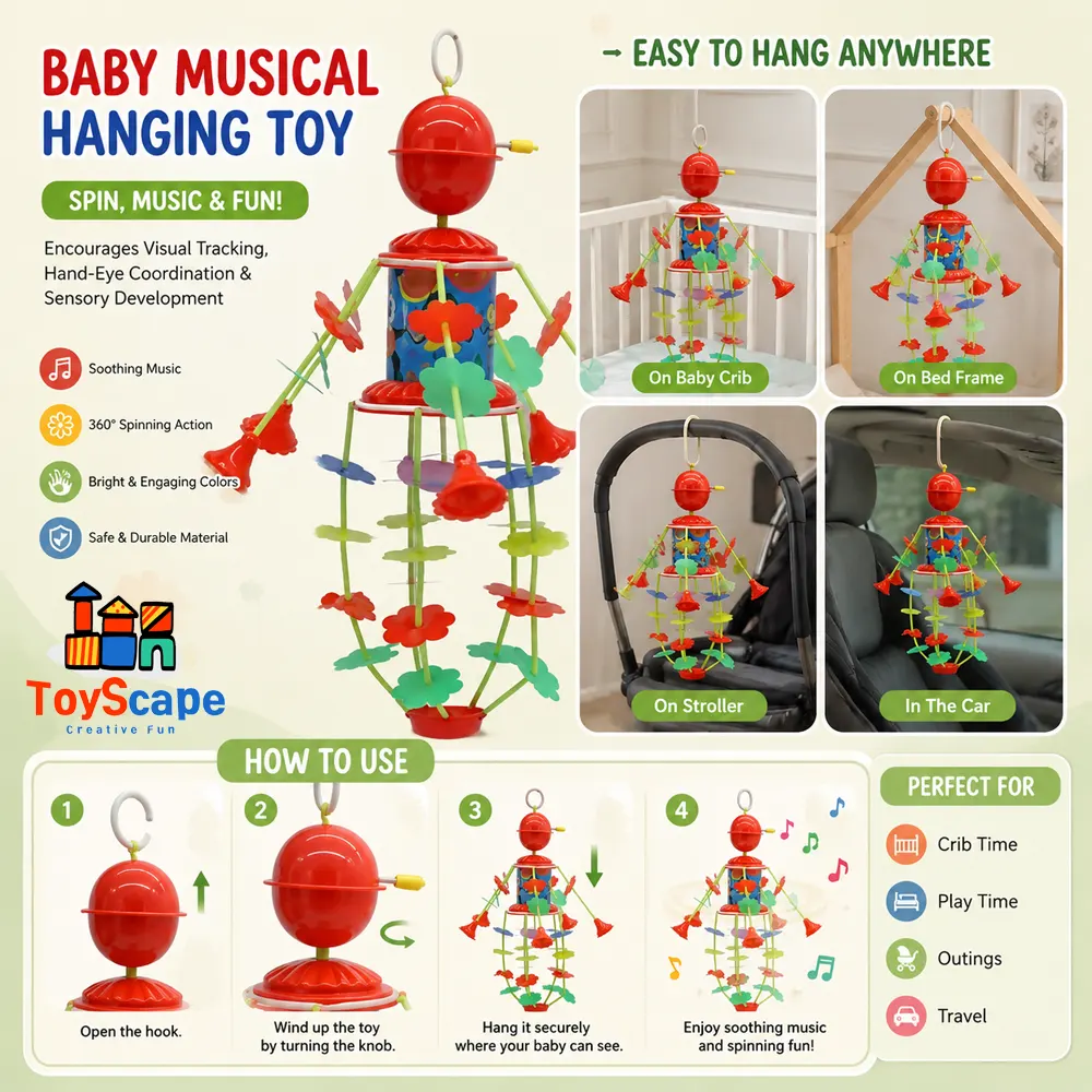 Musical Nursery Merry-Go-Round Hanging Toy