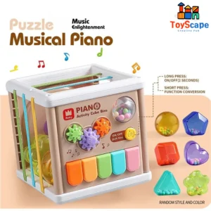 Musical Piano Activity Cube for Babies