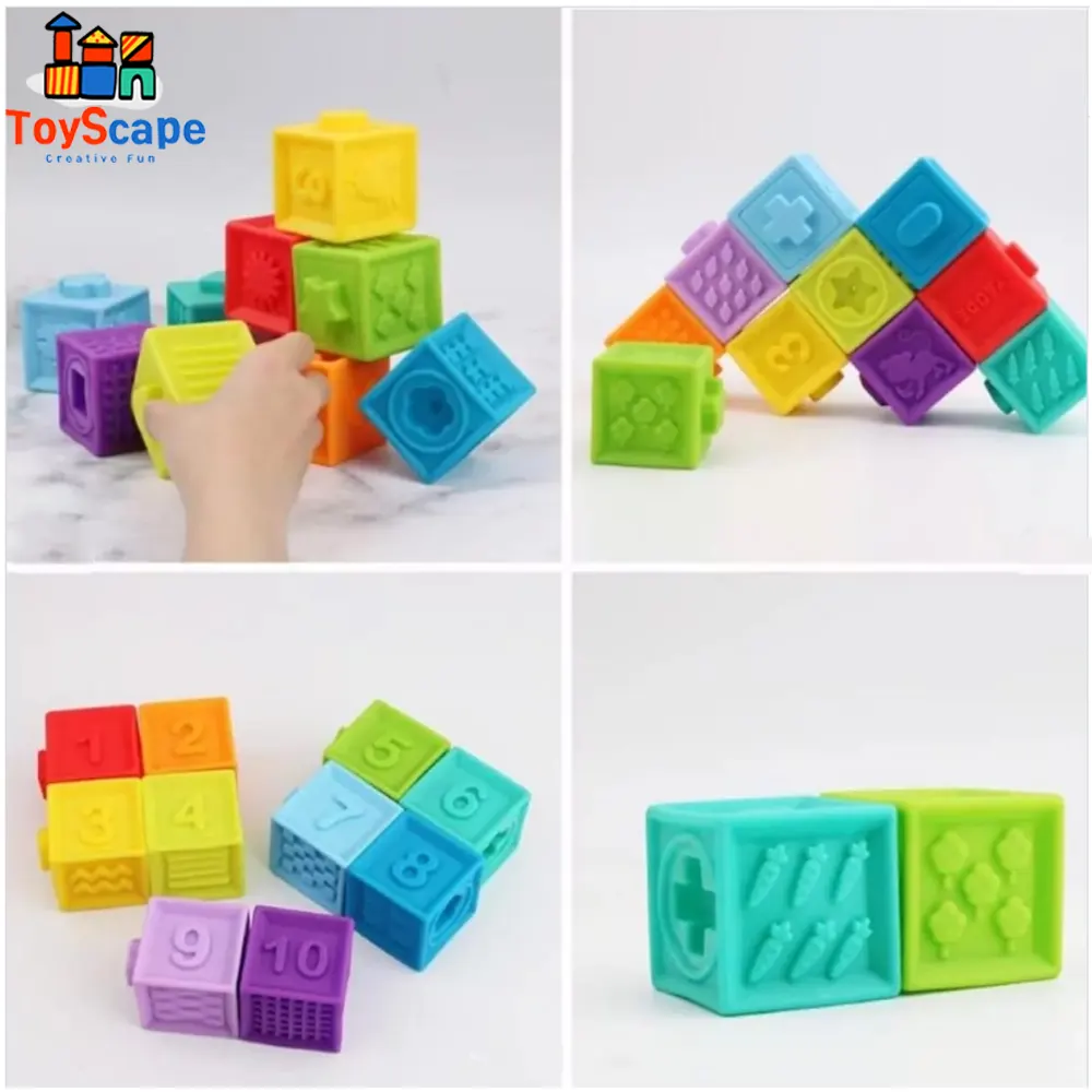 Soft Squeeze Sensory Building Blocks - Numbers - Image 4