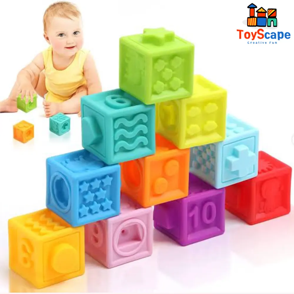 Soft Squeeze Sensory Building Blocks - Numbers - Image 3