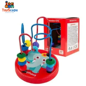 Mini Wooden Cartoon Bead Maze