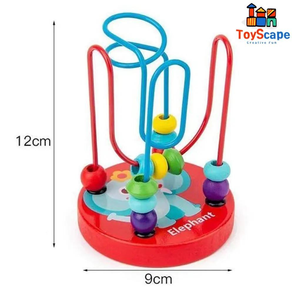 Mini Wooden Cartoon Bead Maze - Image 2