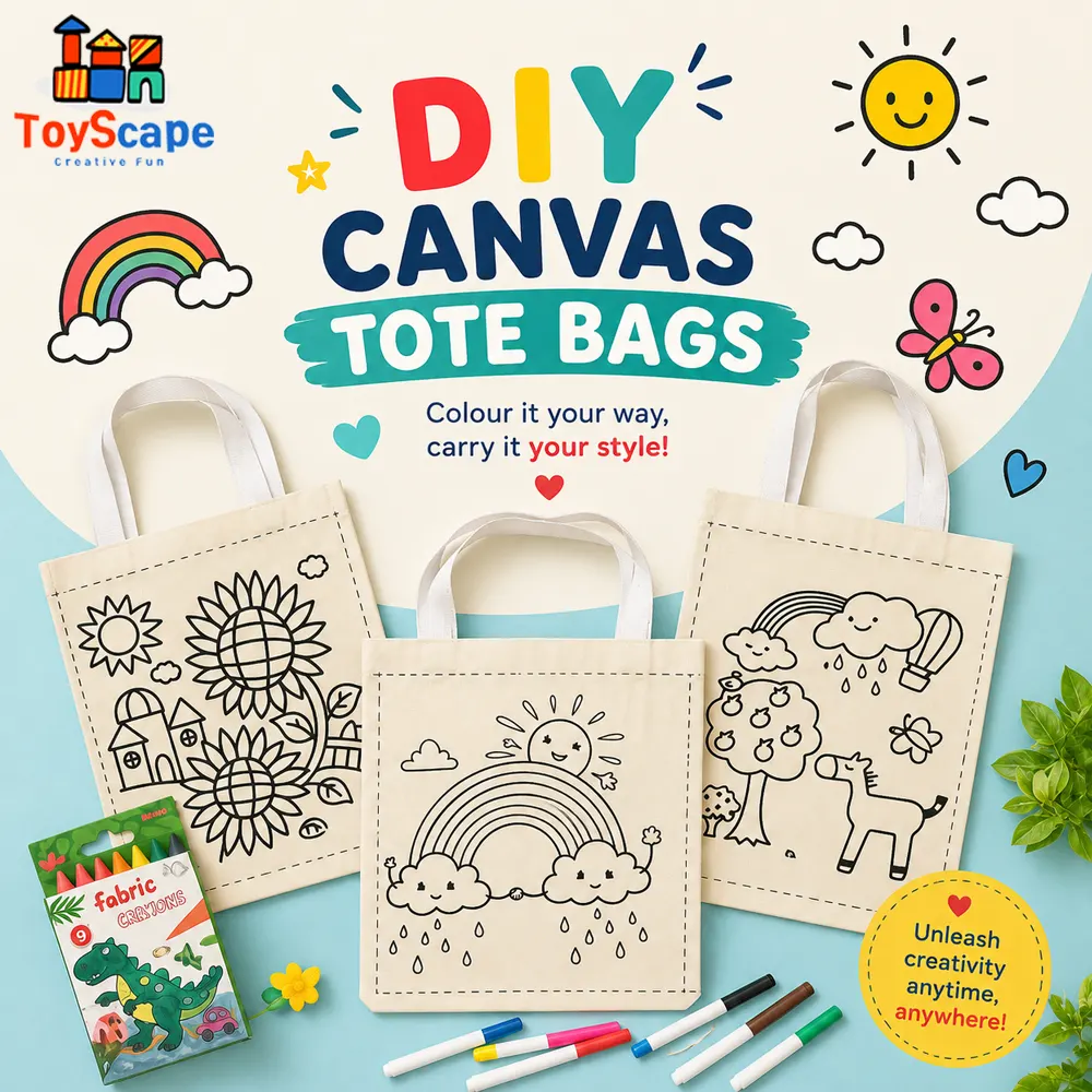 DIY Canvas Tote Bags