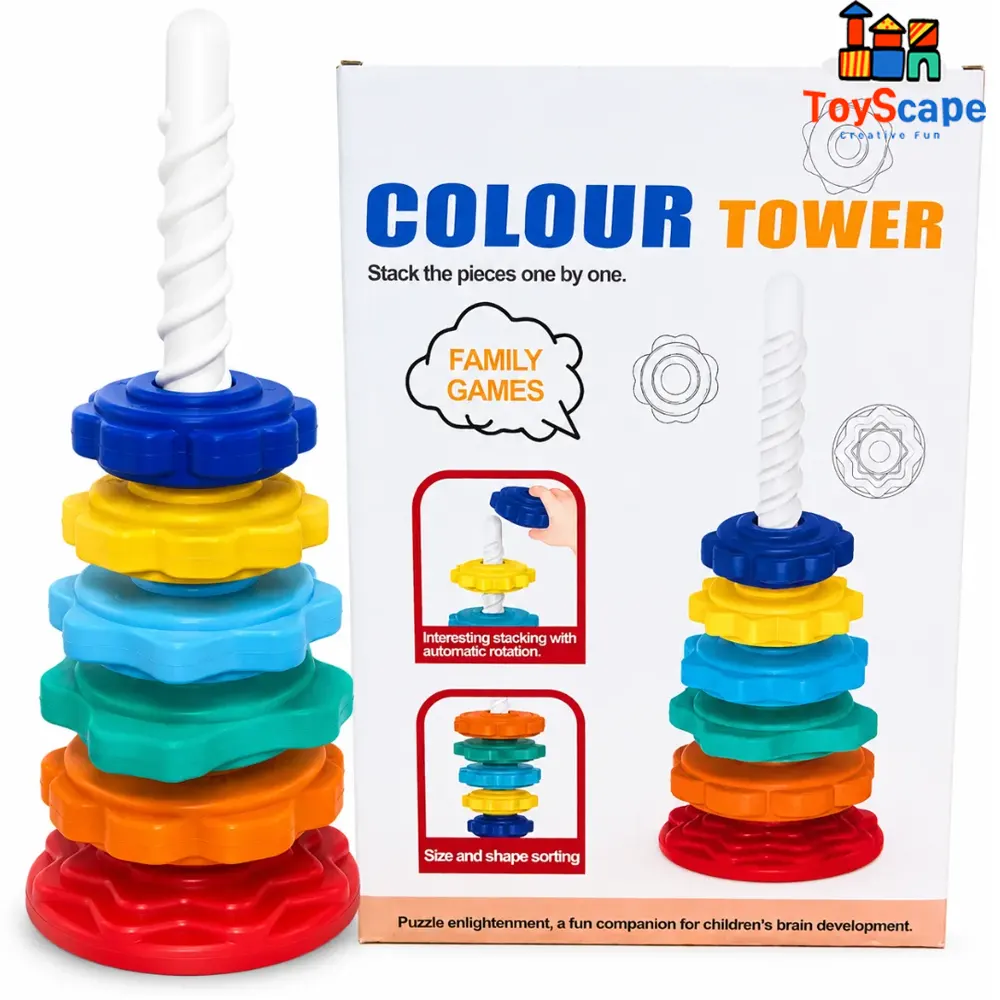 Colour Tower – Spinning Stacking Toy