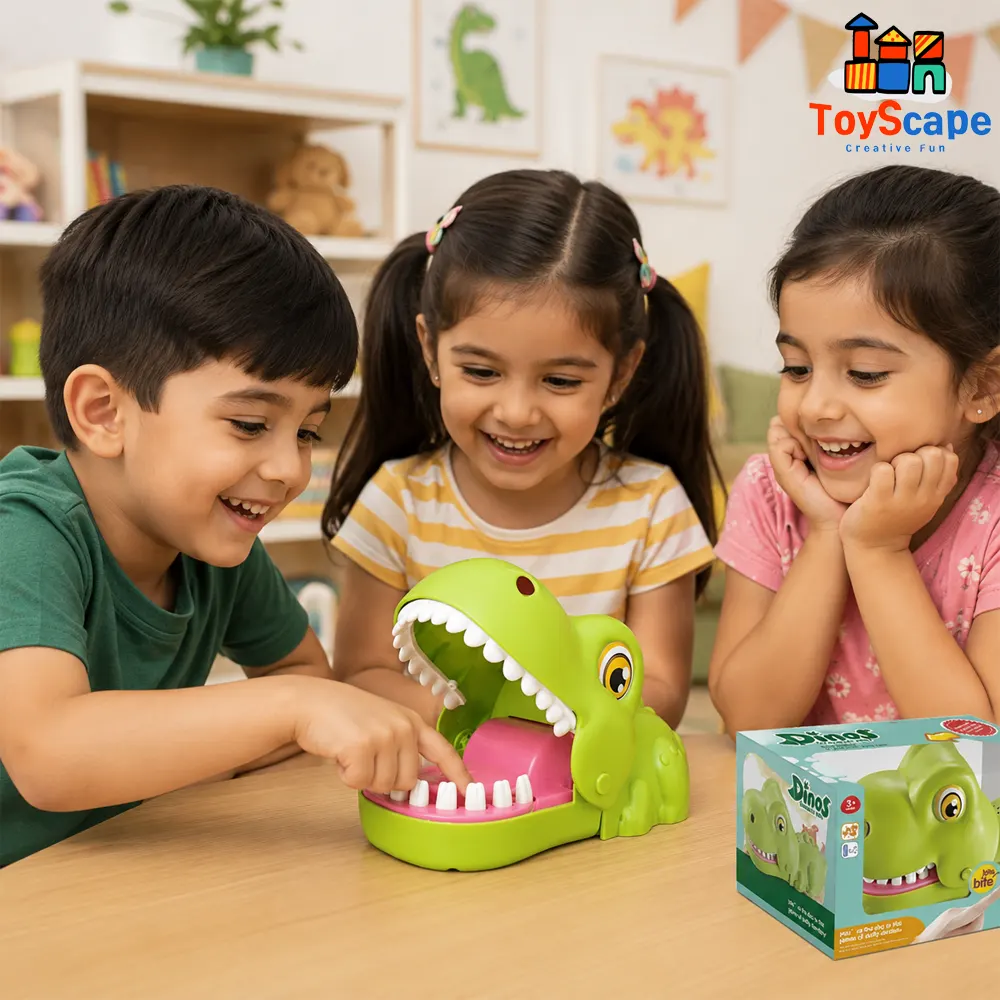 Dinosaur Finger Biting Toy with Interactive Sounds - Image 3