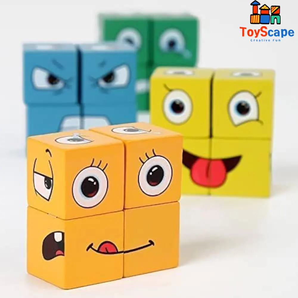 Emoji Rubik's Cube Card Game with Buzzer - Image 4
