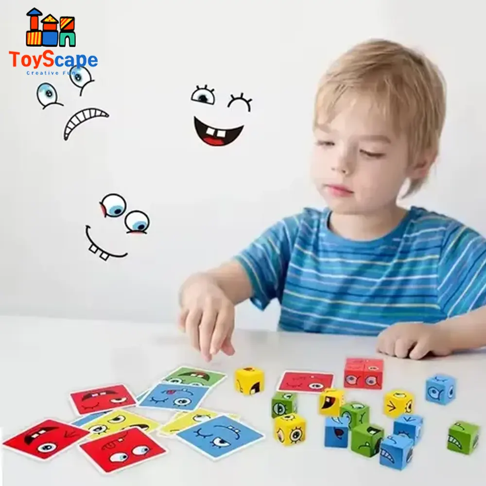 Emoji Rubik's Cube Card Game with Buzzer - Image 5