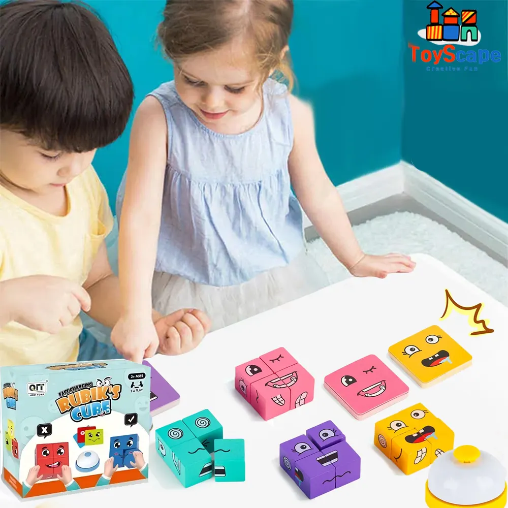 Emoji Rubik's Cube Card Game with Buzzer - Image 7