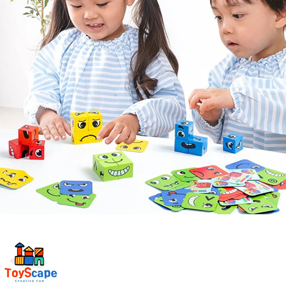 Emoji Rubik's Cube Card Game with Buzzer - Image 6