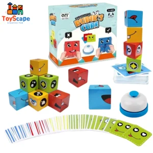 Emoji Rubik's Cube Card Game with Buzzer