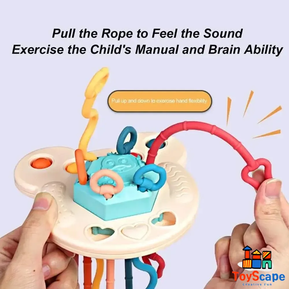 Funny Puller Sensory Teether Toy - Image 3