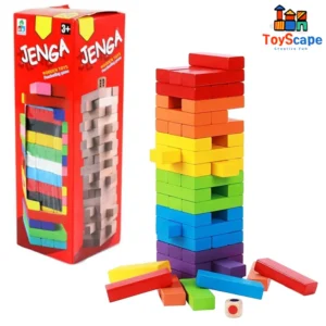 Jenga Stacking Game – 72 Pieces