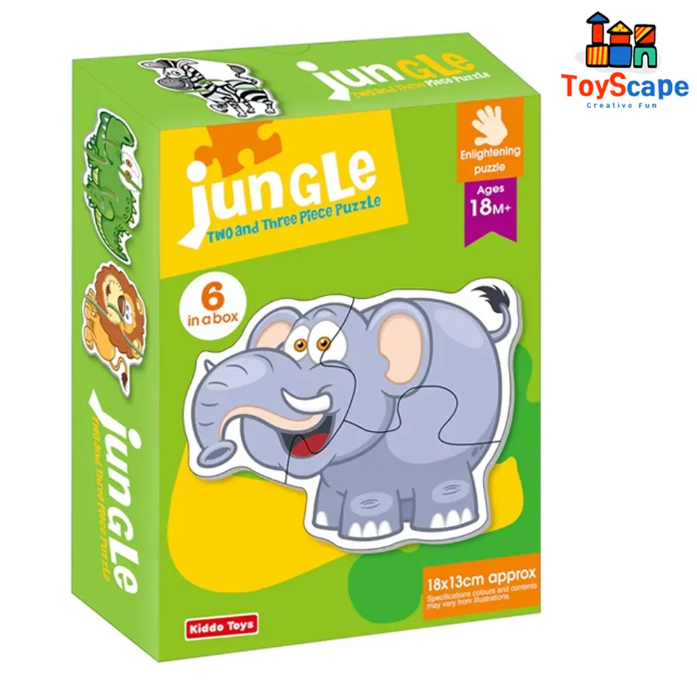 Kids Puzzle 2/3 Pcs in 3 Themes - Image 7