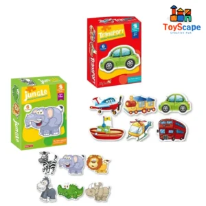 Kids Puzzle 2/3 Pcs in 3 Themes