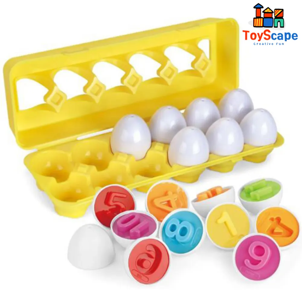 Matching Eggs – Shapes & Numbers Learning Toy - Image 3