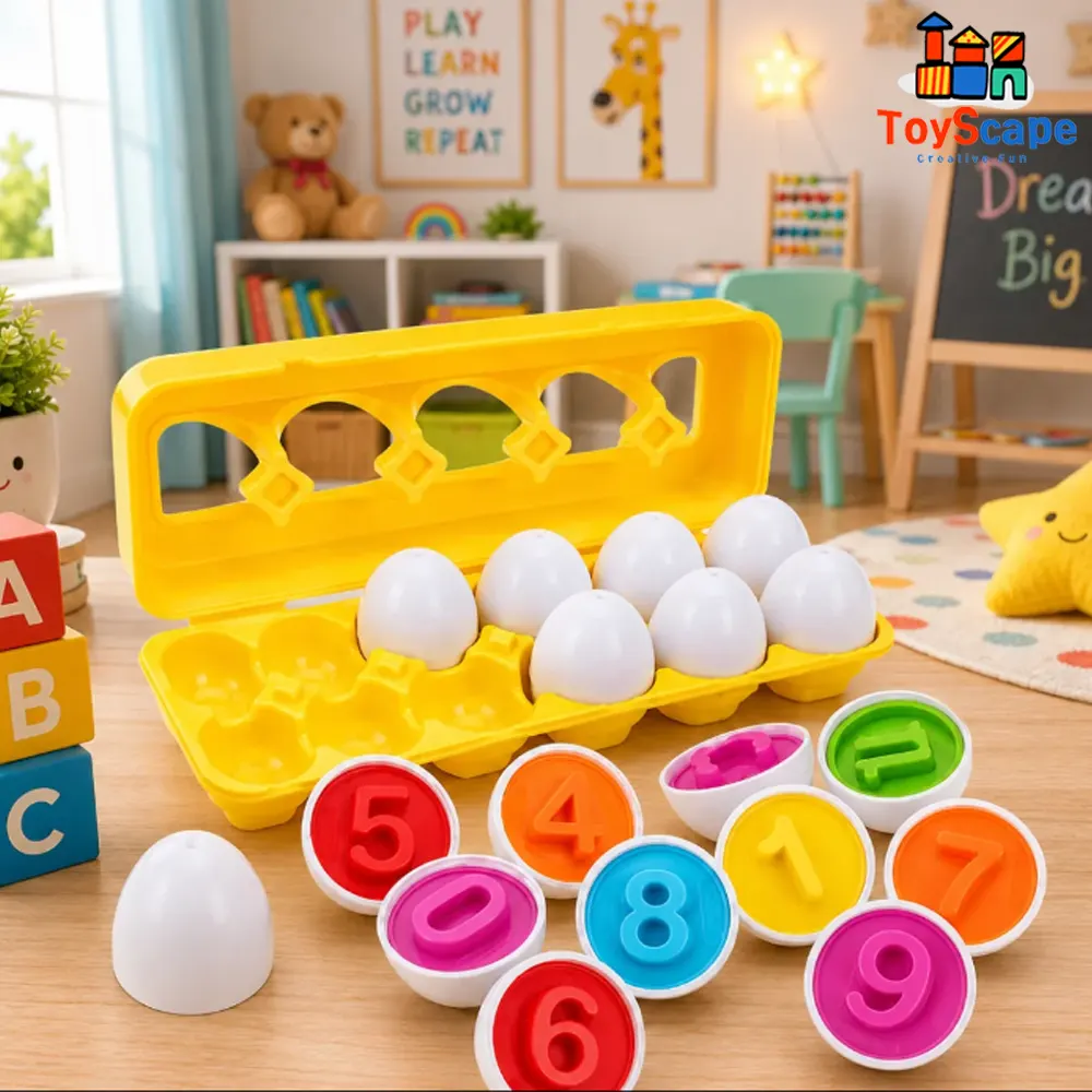 Matching Eggs – Shapes & Numbers Learning Toy - Image 4