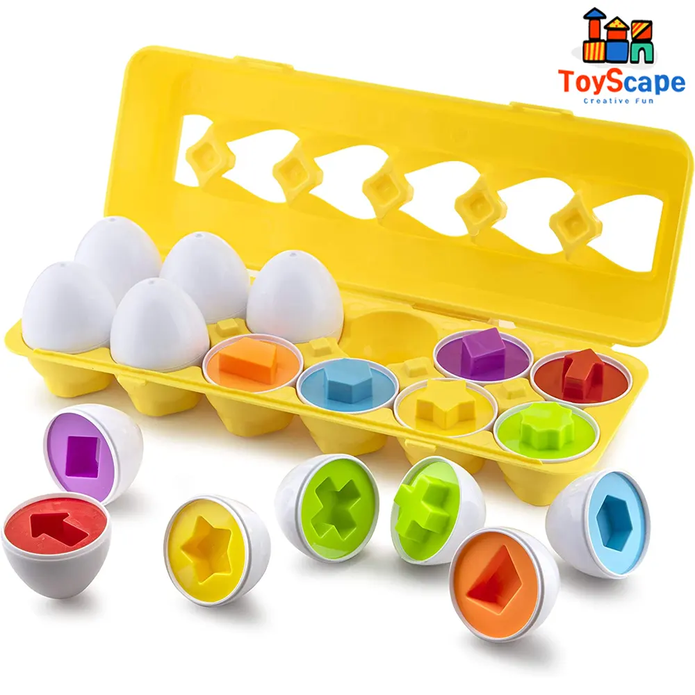 Matching Eggs – Shapes & Numbers Learning Toy - Image 6