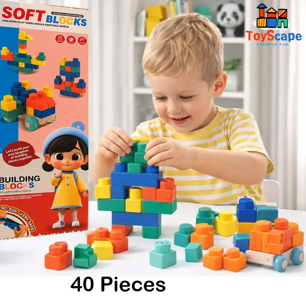 Soft Building Blocks – 40 Pieces - Image 3