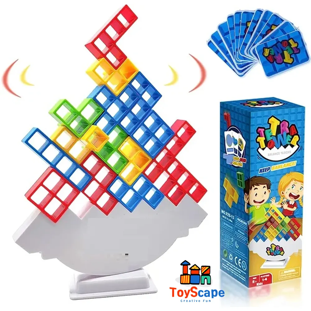 Tetra Tower Balance Game