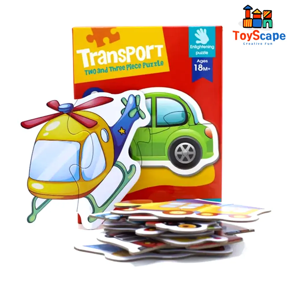 Kids Puzzle 2/3 Pcs in 3 Themes - Image 13