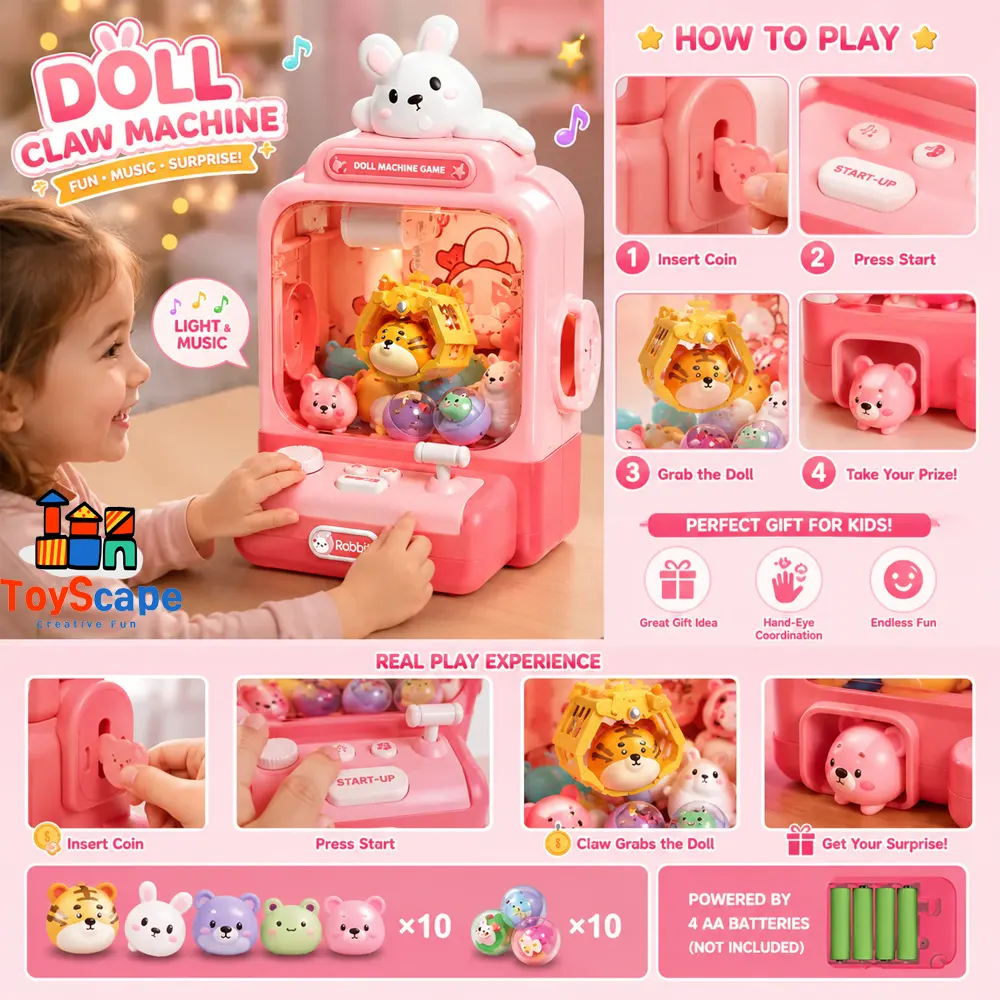 Mini Arcade Theme Claw Machine - Image 3