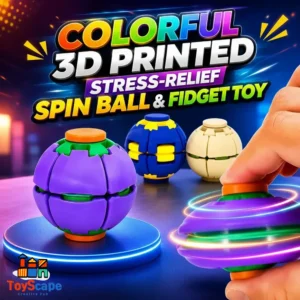 Colorful 3D Fidget Spinner Ball