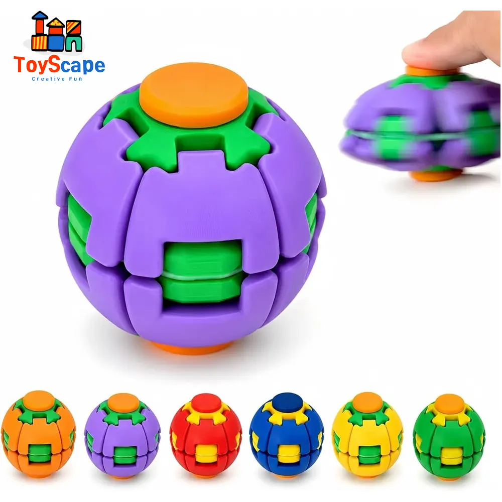Colorful 3D Fidget Spinner Ball - Image 4