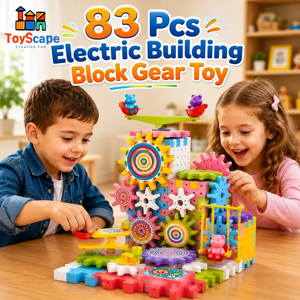 83-Piece Electric Gear Building Blocks Set - Image 2