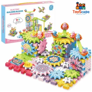83-Piece Electric Gear Building Blocks Set