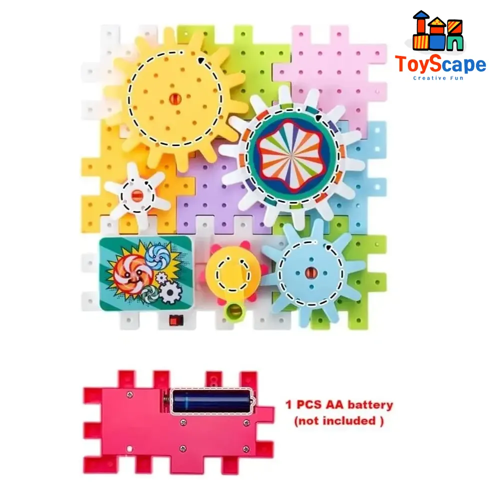 83-Piece Electric Gear Building Blocks Set - Image 3