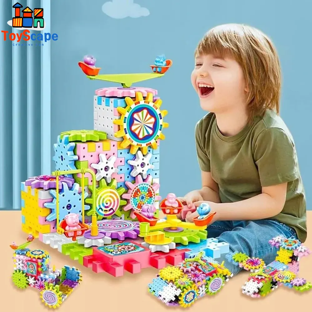 83-Piece Electric Gear Building Blocks Set - Image 6