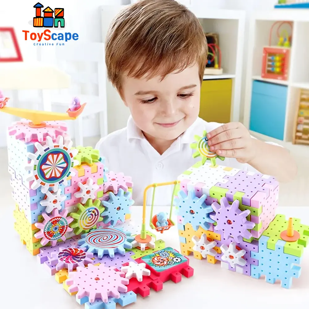83-Piece Electric Gear Building Blocks Set - Image 4