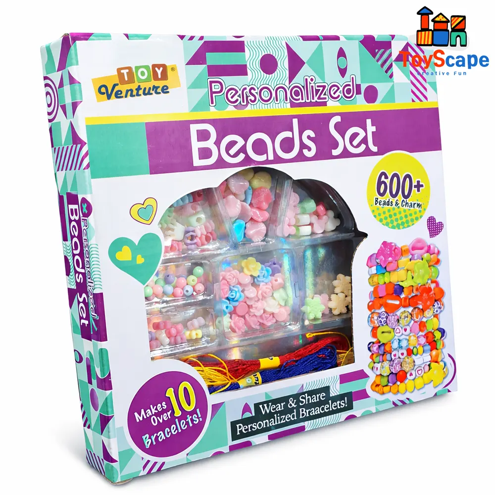 Toy Venture Personalized Beads Set for Girls