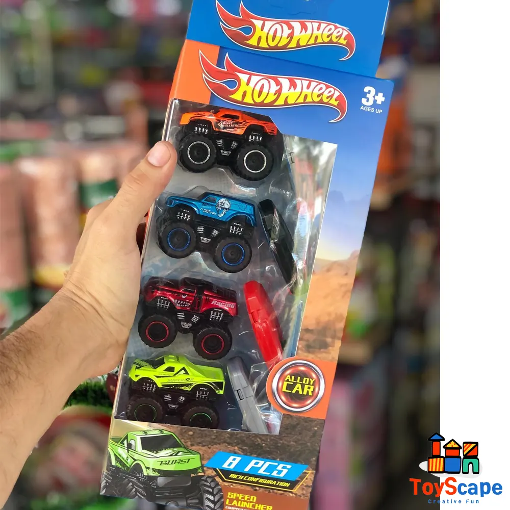 Hot Wheel Monster Truck With Keys and Launcher - Image 2
