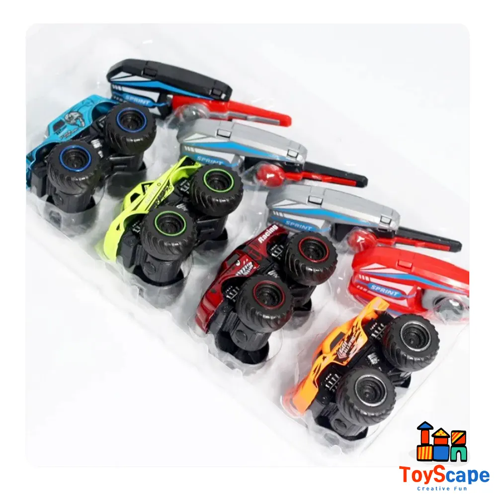 Hot Wheel Monster Truck With Keys and Launcher - Image 3