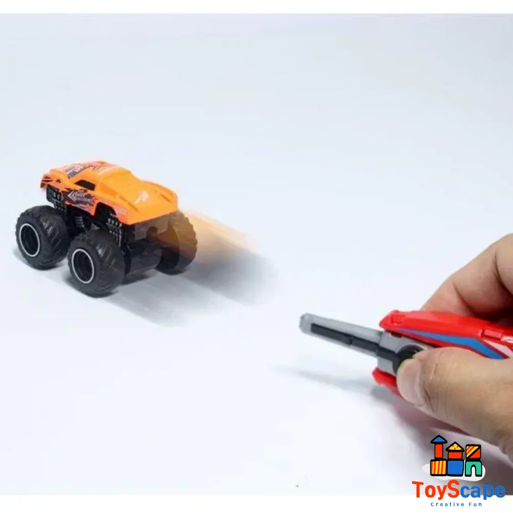 Hot Wheel Monster Truck With Keys and Launcher - Image 4