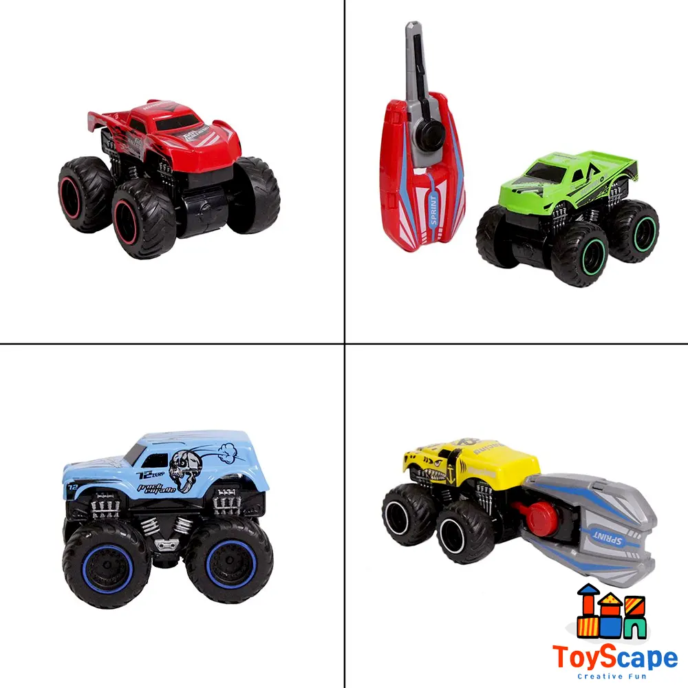 Hot Wheel Monster Truck With Keys and Launcher - Image 5