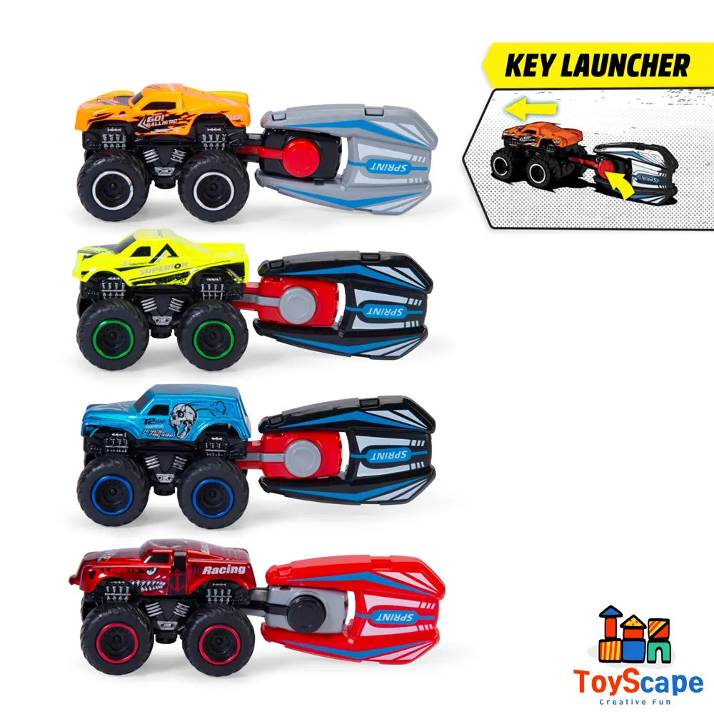 Hot Wheel Monster Truck With Keys and Launcher