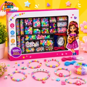 JUMBO DIY Bracelet & Necklace Making Kit with Colorful Beads