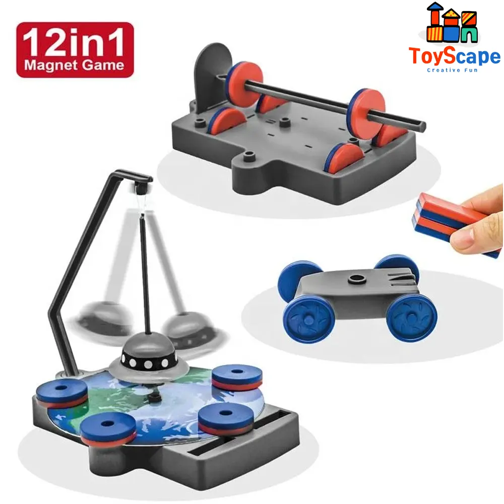 STEM Magnet Science 12-in-1 Scientific Experiment Kit - Image 3
