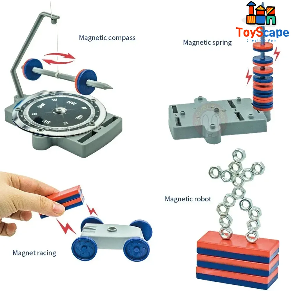 STEM Magnet Science 12-in-1 Scientific Experiment Kit - Image 4