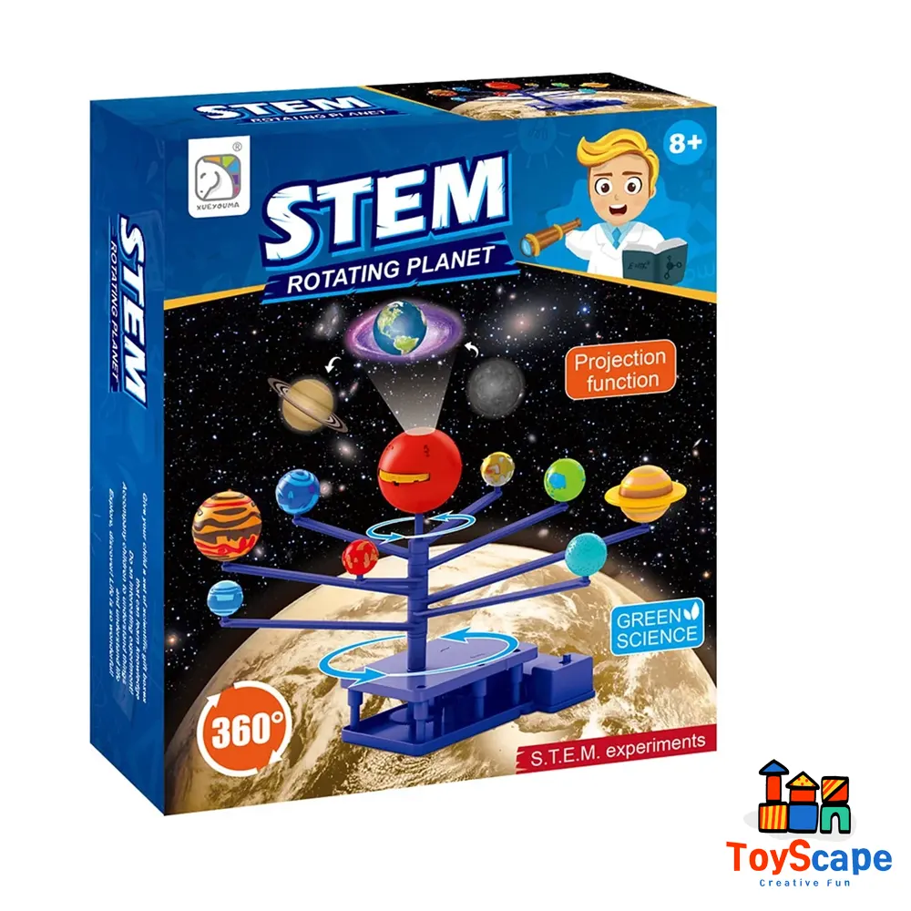 STEM Rotating Planet – 360° Solar System Projector - Image 7